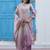 Women Floral Printed Regular Thread Work Kurta with Trousers & With Dupatta