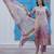 Women Floral Printed Regular Thread Work Kurta with Trousers & With Dupatta