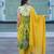 Women Dyed Regular Thread Work Pure Silk Kurta with Trousers & With Dupatta