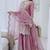 Designer short kurti & sharara set with scallop dupatta
