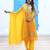 Women Dyed Regular Pure Silk Kurta with Trousers & With Dupatta