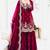 Designer short kurti & sharara set with scallop dupatta