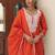 Women Ethnic Motifs Embroidered Regular Thread Work Pure Cotton Kurta with Trousers & With Dupatta