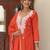 Women Ethnic Motifs Embroidered Regular Thread Work Pure Cotton Kurta with Trousers & With Dupatta
