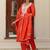 Women Ethnic Motifs Embroidered Regular Thread Work Pure Cotton Kurta with Trousers & With Dupatta