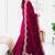 Designer short kurti & sharara set with scallop dupatta