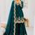 Designer short kurti & sharara set with scallop dupatta