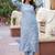 Floral Embroidered Thread Work Pure Cotton Kurta With Trouser