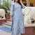 Floral Embroidered Thread Work Pure Cotton Kurta With Trouser