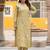 Women Floral Embroidered Regular Thread Work Pure Cotton Kurta with Trousers