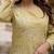 Women Floral Embroidered Regular Thread Work Pure Cotton Kurta with Trousers