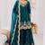 Designer short kurti & sharara set with scallop dupatta