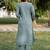 Women Floral Embroidered Cotton Kurta with Trousers