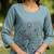 Women Floral Embroidered Cotton Kurta with Trousers