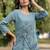 Women Floral Embroidered Cotton Kurta with Trousers