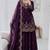Designer short kurti & sharara set with scallop dupatta