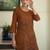 Women Floral Embroidered Regular Thread Work Pure Cotton Kurta with Trousers