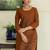 Women Floral Embroidered Regular Thread Work Pure Cotton Kurta with Trousers