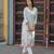 Floral Printed Round Neck Straight Kurta With Trousers