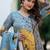 Women Regular Kurta with Trousers & With Dupatta