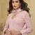 Pink georgette sequins sharara suit set