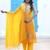 Women Dyed Regular Pure Silk Kurta Set With Dupatta
