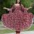 Women Floral Printed Empire Gotta Patti Kurta with Trousers & With Dupatta
