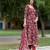 Women Floral Printed Empire Gotta Patti Kurta with Trousers & With Dupatta