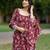 Women Floral Printed Empire Gotta Patti Kurta with Trousers & With Dupatta