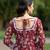 Women Floral Printed Empire Gotta Patti Kurta with Trousers & With Dupatta