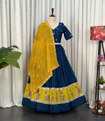 Women's  embroidered Lehenga Choli- Full stitched free size