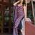 Floral Printed Empire Flared Anarkali Kurta With Trousers & Dupatta