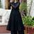 Paisley Woven Design V-Neck Tiered Georgette Anarkali Kurta with Palazzo and Belt