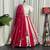 White  Lehenga Choli with Pink Embroidered Dupatta- Full stitched free size