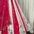 White  Lehenga Choli with Pink Embroidered Dupatta- Full stitched free size