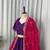  Purple Roman Silk Lehenga Choli- Full stitched free size