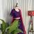  Purple Roman Silk Lehenga Choli- Full stitched free size