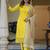 Floral Woven Design Regular Thread Work Straight Kurta With Trousers & Dupatta