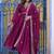 Floral Embroidered Empire Sequinned Kurta With Trouser & Dupatta