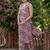 Floral Printed V-Neck Pure Cotton Straight Kurta with Trousers