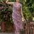 Floral Printed V-Neck Pure Cotton Straight Kurta with Trousers