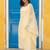 Sweetheart Neck Regular Thread Work Pure Silk Kurta With Trousers & Dupatta