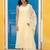 Sweetheart Neck Regular Thread Work Pure Silk Kurta With Trousers & Dupatta