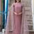 Sweetheart Neck Regular Thread Work Pure Silk Kurta With Trousers & Dupatta