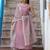 Sweetheart Neck Regular Thread Work Pure Silk Kurta With Trousers & Dupatta