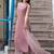Sweetheart Neck Regular Thread Work Pure Silk Kurta With Trousers & Dupatta