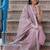Sweetheart Neck Regular Thread Work Pure Silk Kurta With Trousers & Dupatta