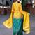 Women Ethnic Motifs Dyed Regular Sequinned Kurta with Palazzos & With Dupatta