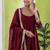 Women Empire Gotta Patti Chanderi Silk Kurta with Trousers & With Dupatta