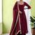 Women Empire Gotta Patti Chanderi Silk Kurta with Trousers & With Dupatta